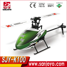 Venta caliente XK K100 3D 6G modo RC helicóptero RTF 6CH rc avión SJY-K100